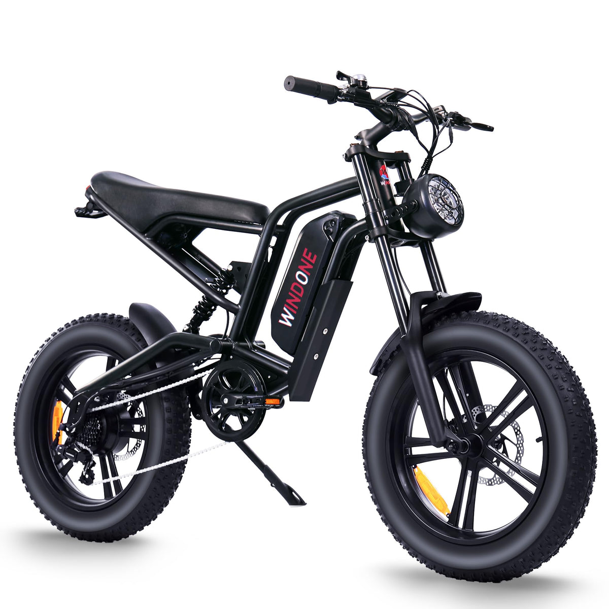 1000W Fat Tire Electric Bike, 48V 13Ah E-Bike, Removable Battery