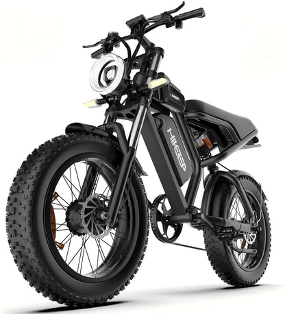 20" Fat Tire E-Bike: Dual 1500W, 48V 25Ah, Full Suspension