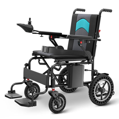 Folding Electric Wheelchair - 16-Mile, Dual 250W Motors