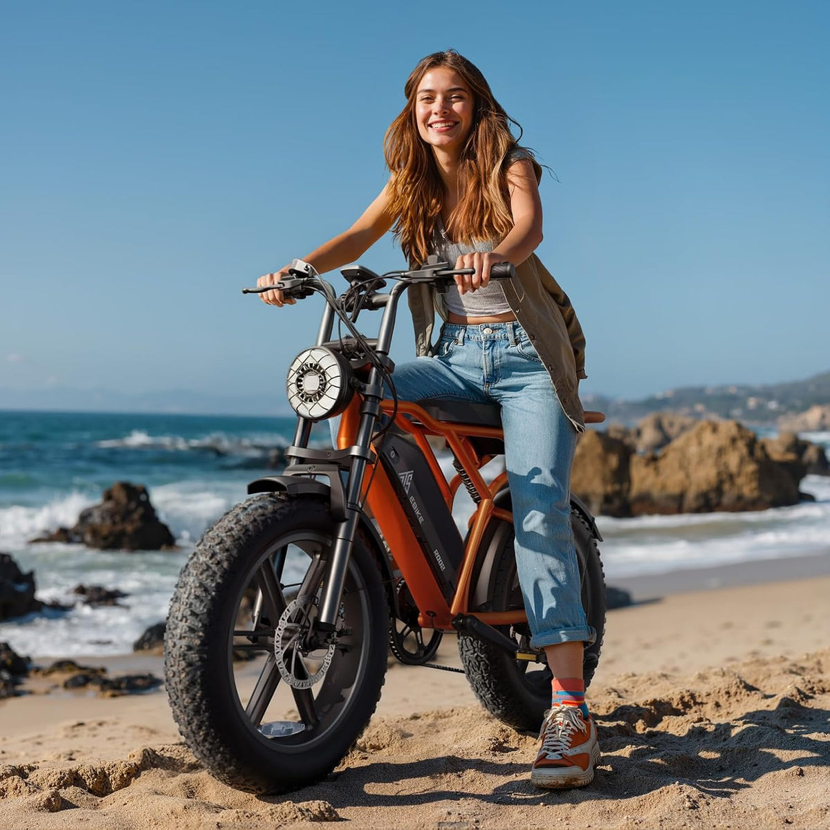 20" Fat Tire Electric Bike: 1500W, 48V, Dual Suspension E-Bike