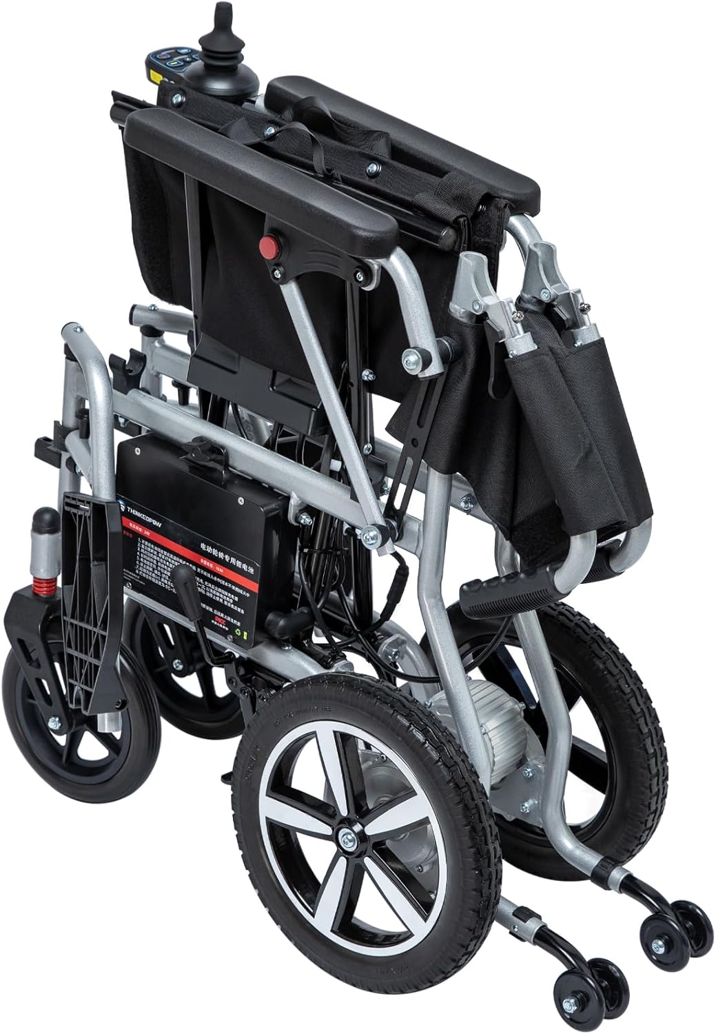 Portable Electric Wheelchair - Lightweight & Folding, 10-Mile Range