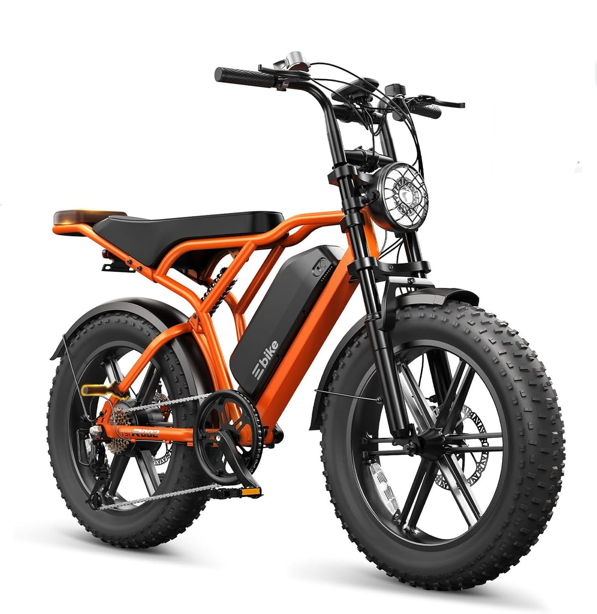 20" Fat Tire Electric Bike: 1500W, 48V, Dual Suspension E-Bike