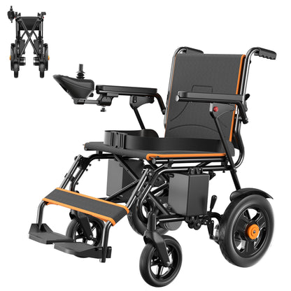 Folding Electric Wheelchair - 16-Mile, Dual 250W Motors
