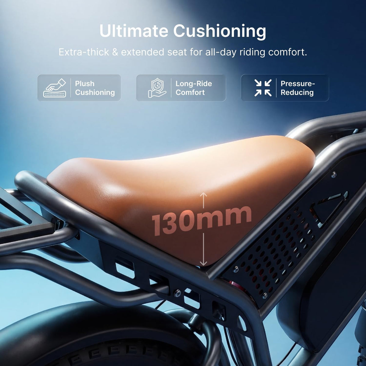 20" Fat Tire Electric Bike: 2000W, 48V, Dual Suspension E-Bike
