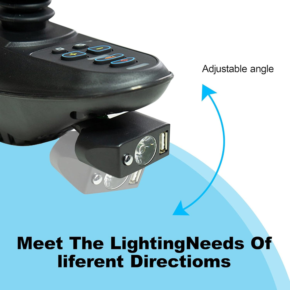 Portable Electric Wheelchair: Dual Motor, 30-Mile, 350lb Cap.