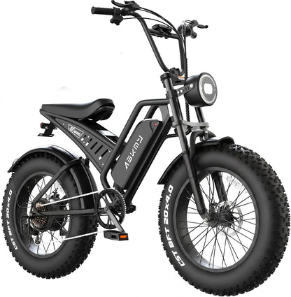 20" Fat Tire Electric Mountain Bike 1500W 48V 15Ah E-Bike