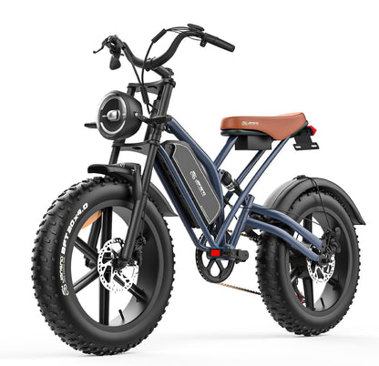 20" Fat Tire Electric Bike - 250W, 48V 17Ah, Full Suspension