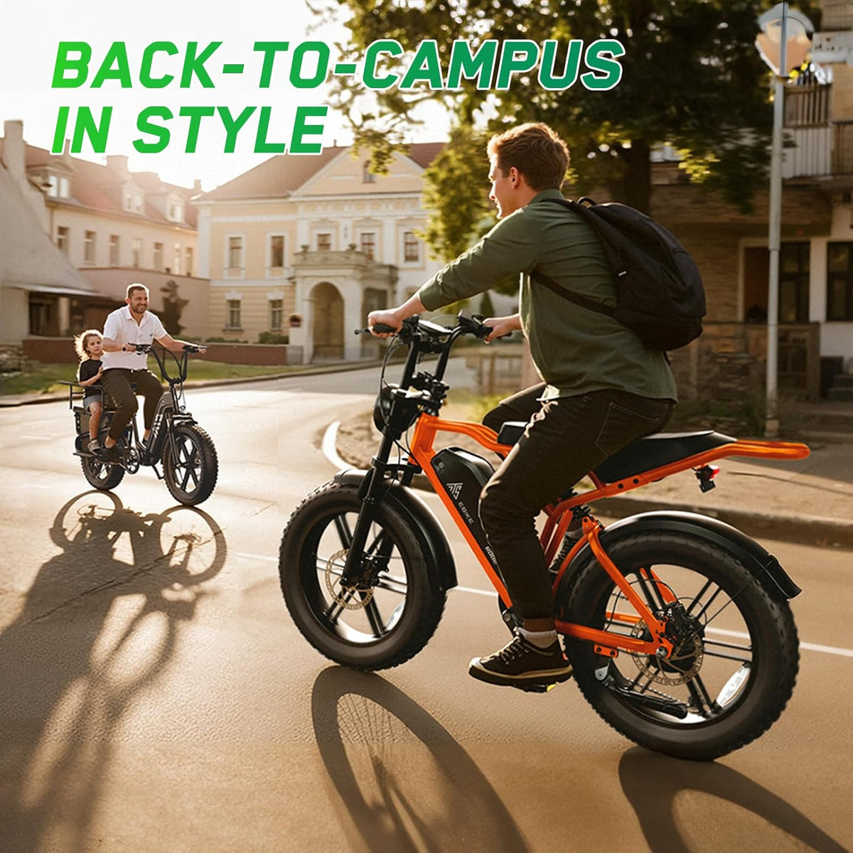 20" Fat Tire Electric Bike: 1500W, 48V, Dual Suspension E-Bike