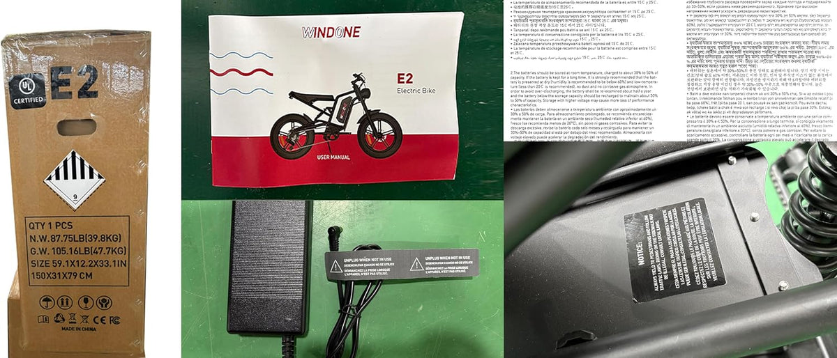 1000W Fat Tire Electric Bike, 48V 13Ah E-Bike, Removable Battery