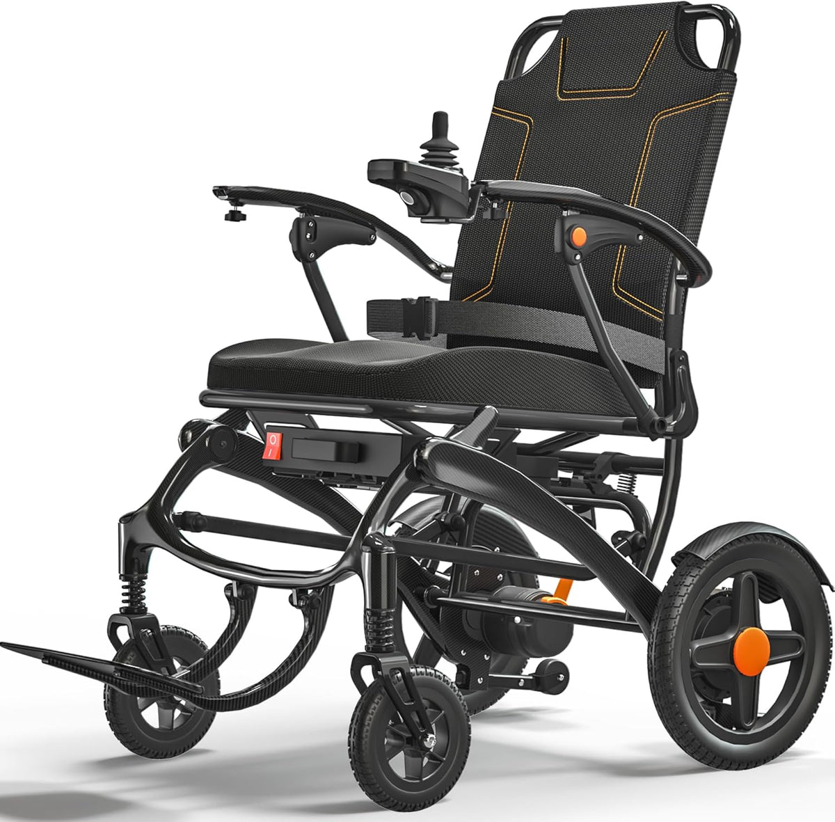 Foldable Carbon Fiber Electric Wheelchair - All-Terrain Power Chair