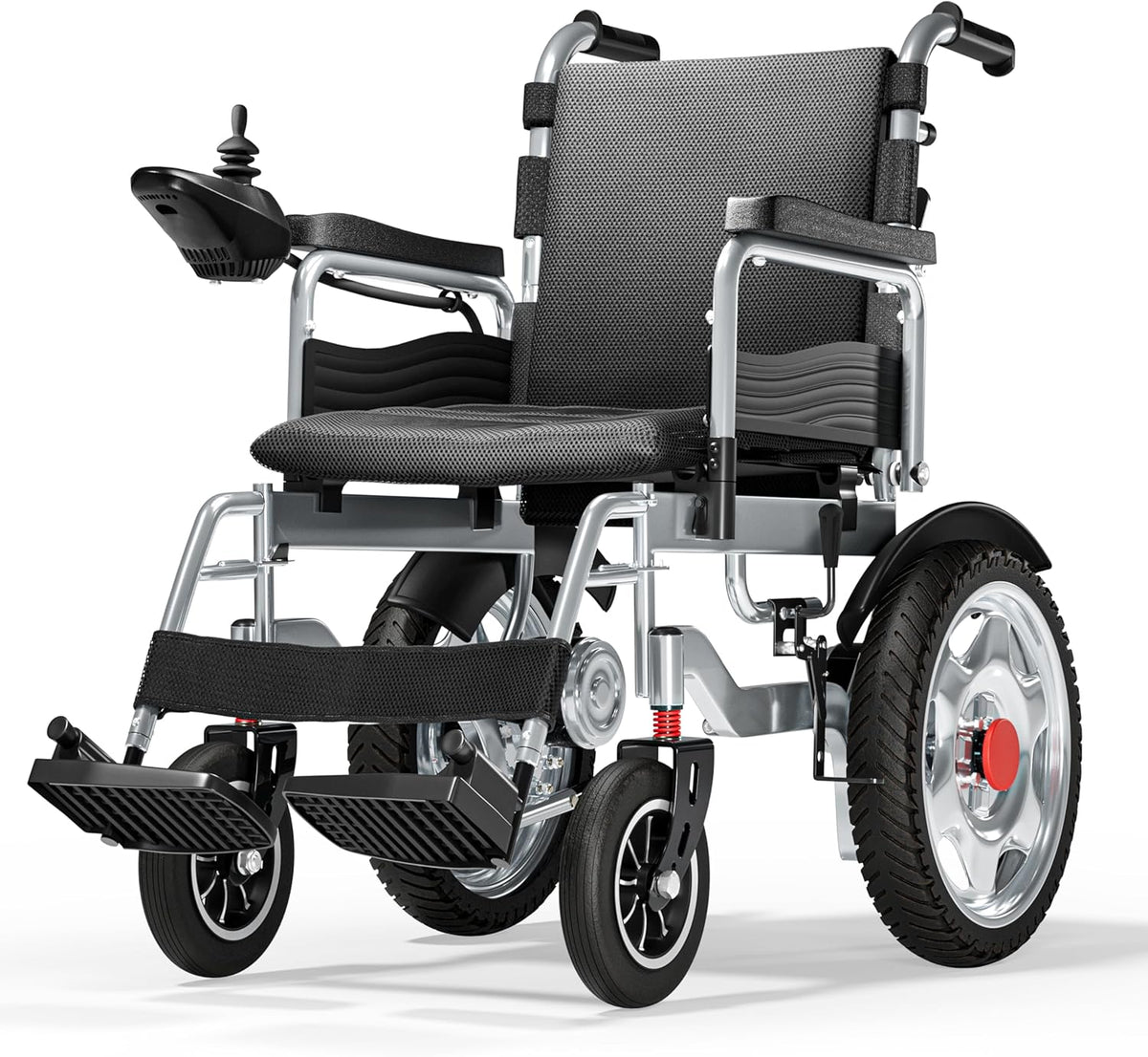 Lightweight Foldable Electric Wheelchair - Long Range, All-Terrain