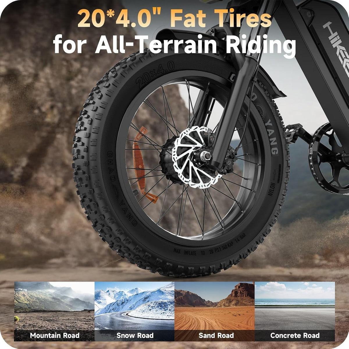 20" Fat Tire E-Bike: Dual 1500W, 48V 25Ah, Full Suspension