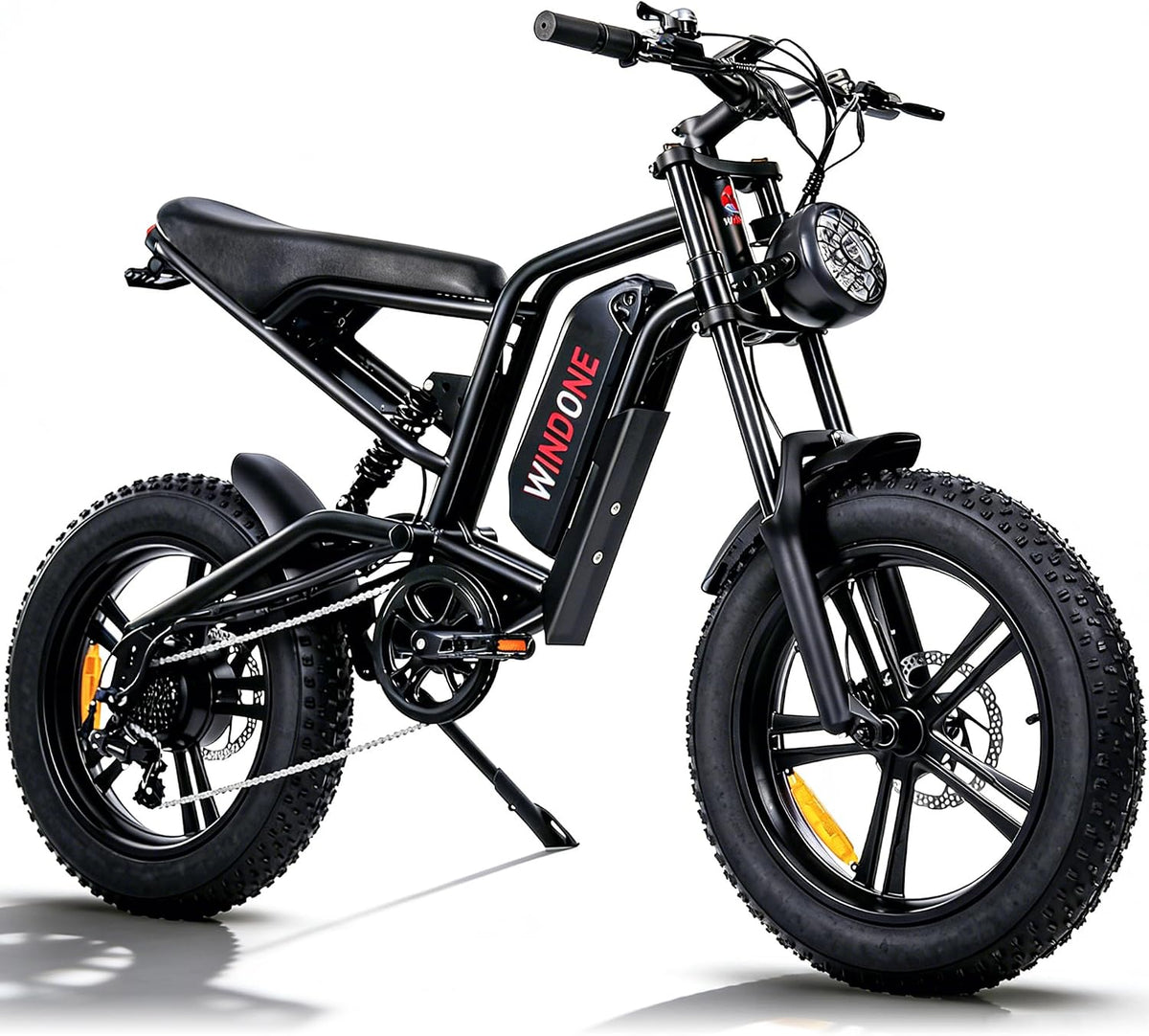 1000W Fat Tire Electric Bike, 48V 13Ah E-Bike, Removable Battery