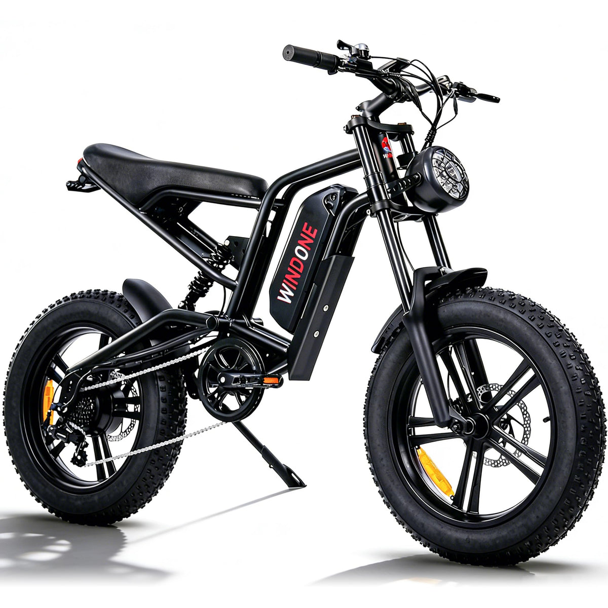 1000W Fat Tire Electric Bike, 48V 13Ah E-Bike, Removable Battery