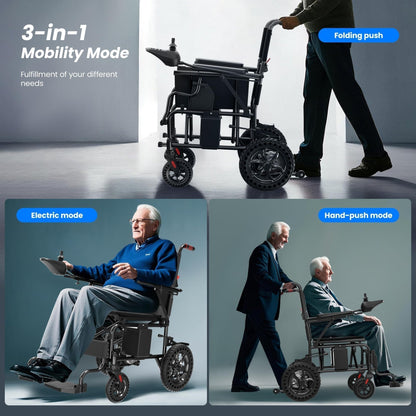 Lightweight All-Terrain Power Chair - 15-Mile Range